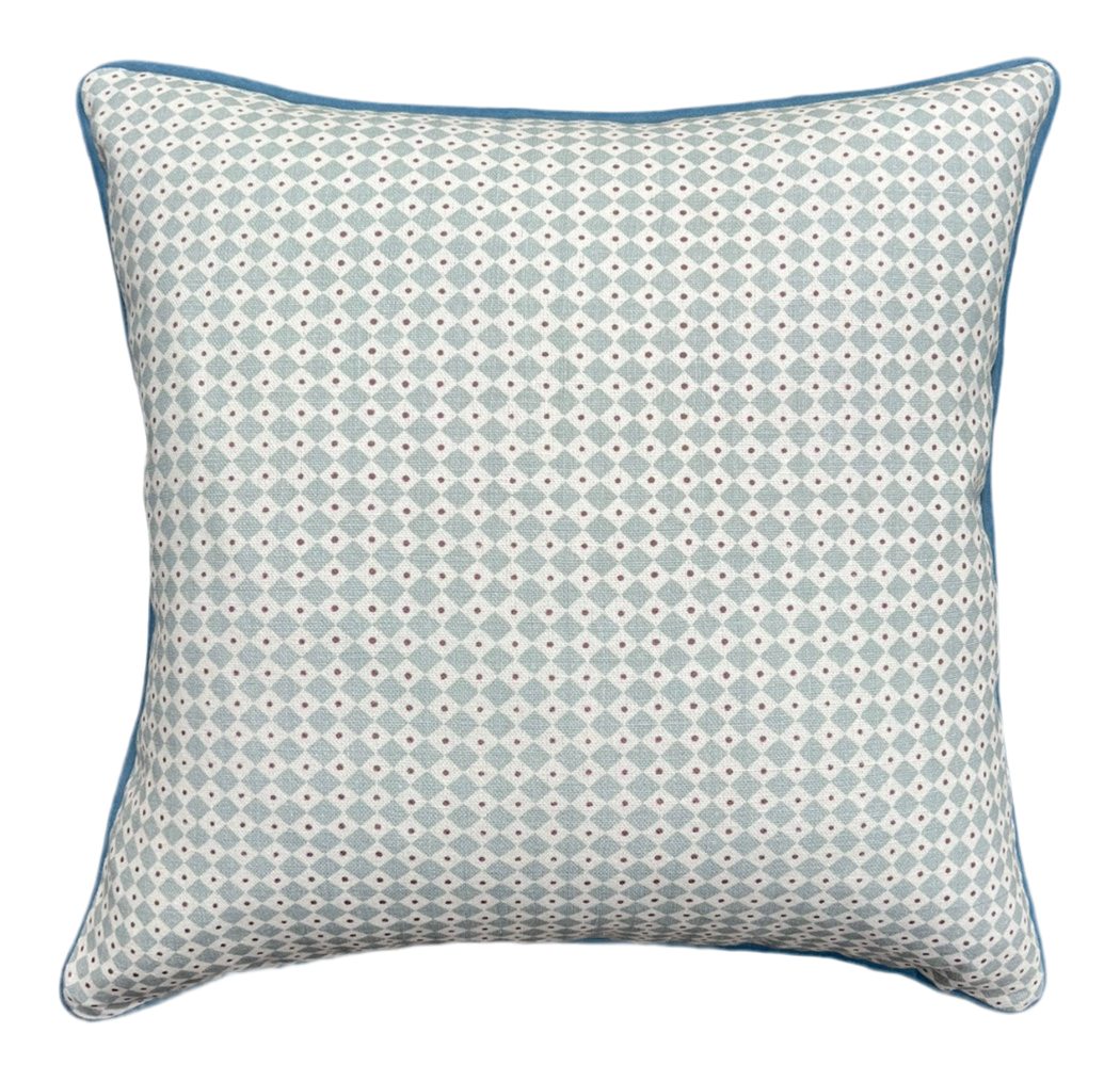 Lewis & Wood Diamond Dot Sea Holly Cushion