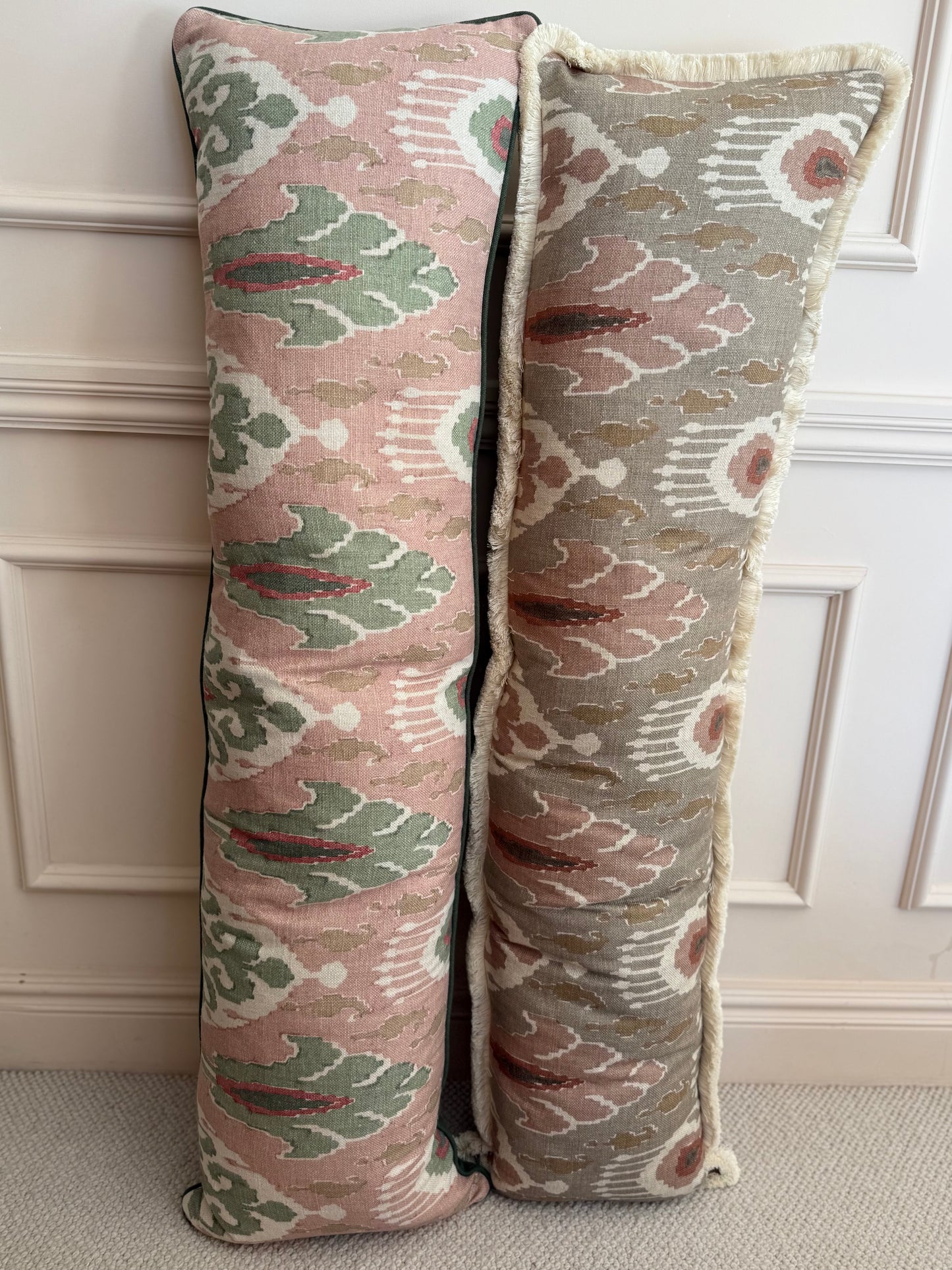 ‘Bigger Than the Baby’ Ikat Bokhara Cushion