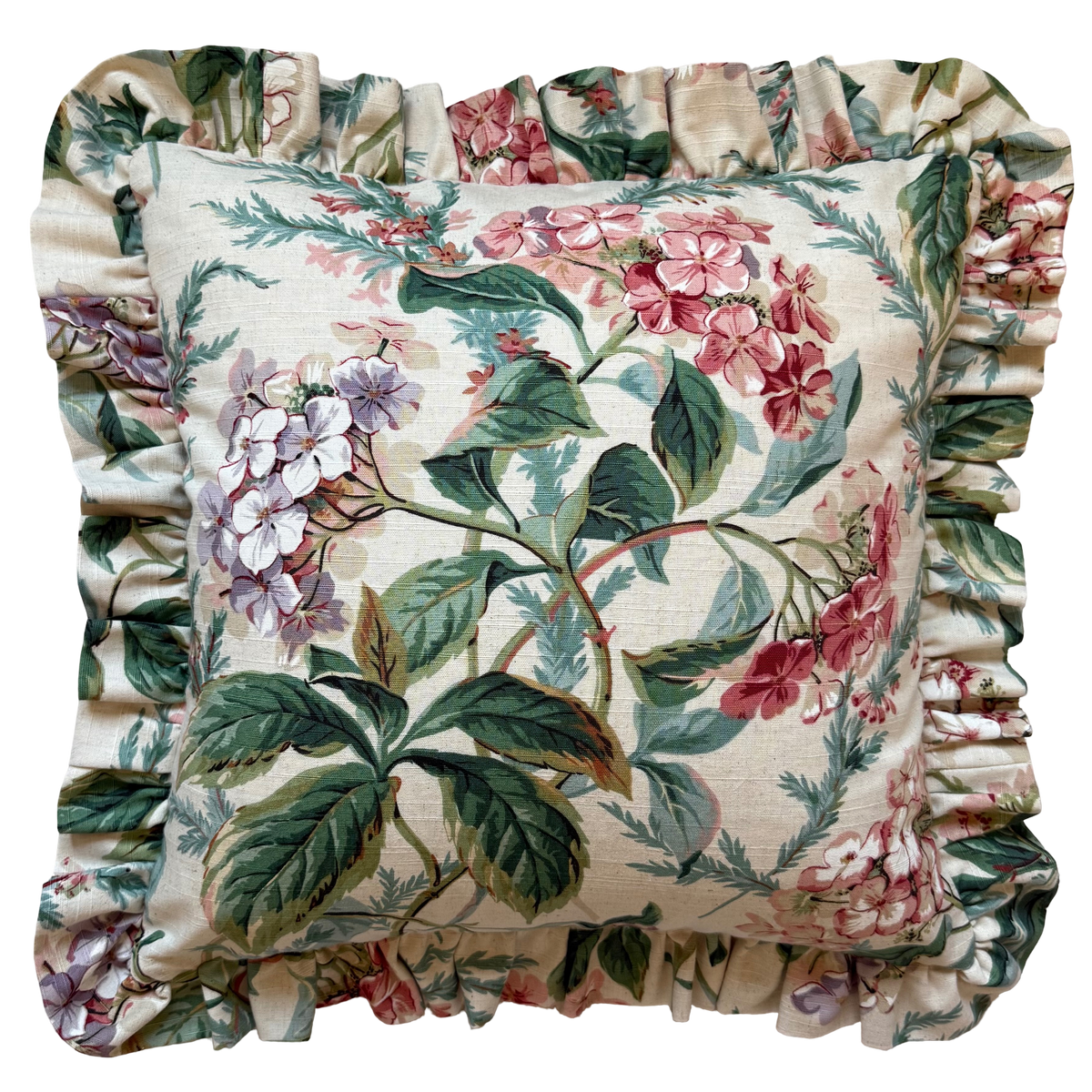 Jean Monro Heather & Hortensia Cushion