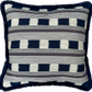 Indigo Lost & Found Fringed Cushion
