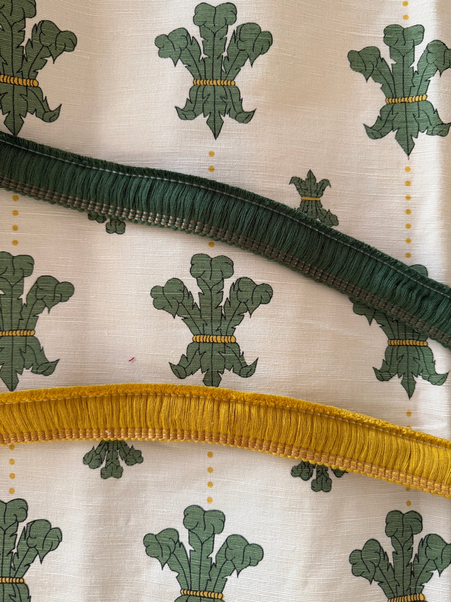 Beata Heuman Florentine Flowers Fringed Cushion