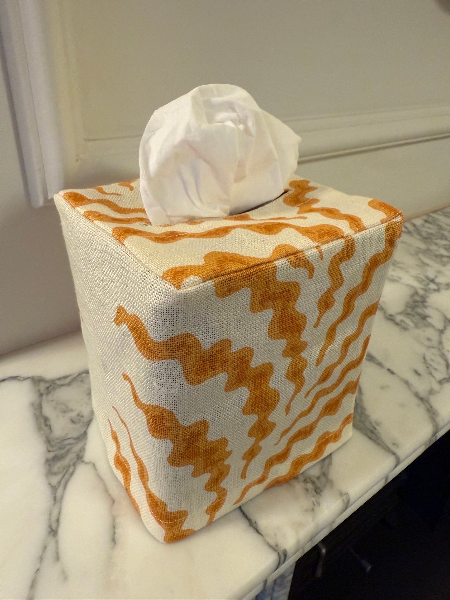 Scrolling Fern Tissue Box