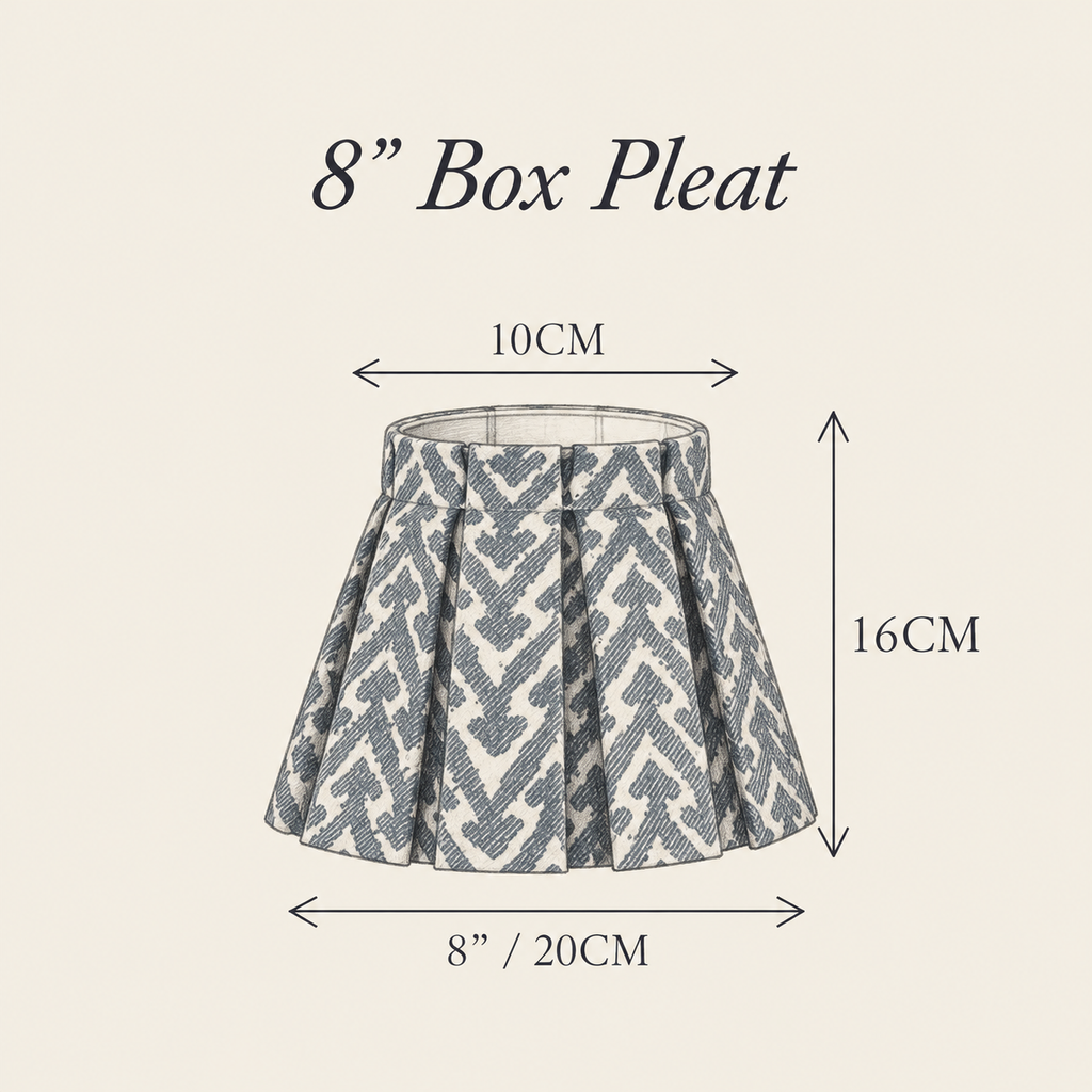 Bowood Box Pleat Lampshade