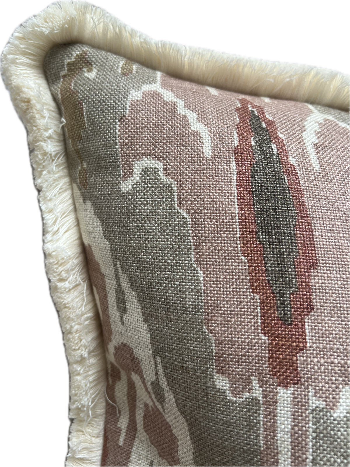 GP & J Baker Ikat Bokhara Neutral Cushion