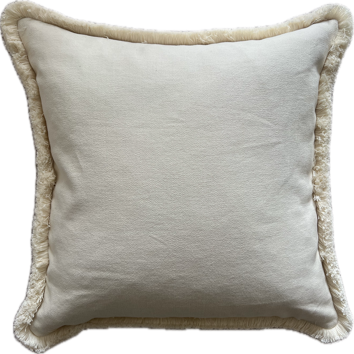 GP & J Baker Ikat Bokhara Rose Green Cushion