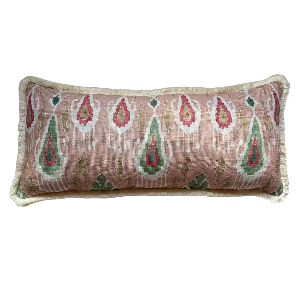 ‘Bigger Than the Baby’ Ikat Bokhara Cushion