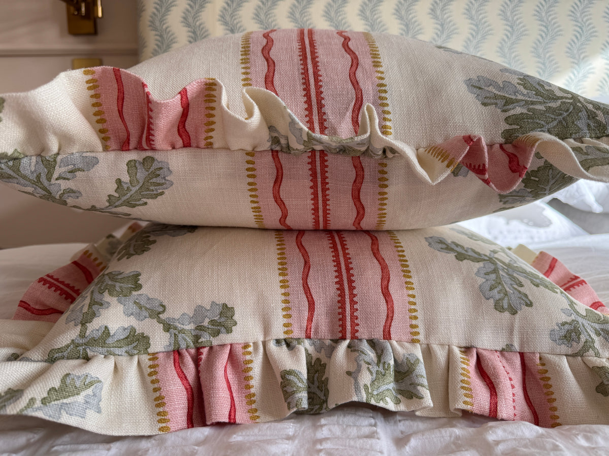 Linwood Hester Ruffled Cushion
