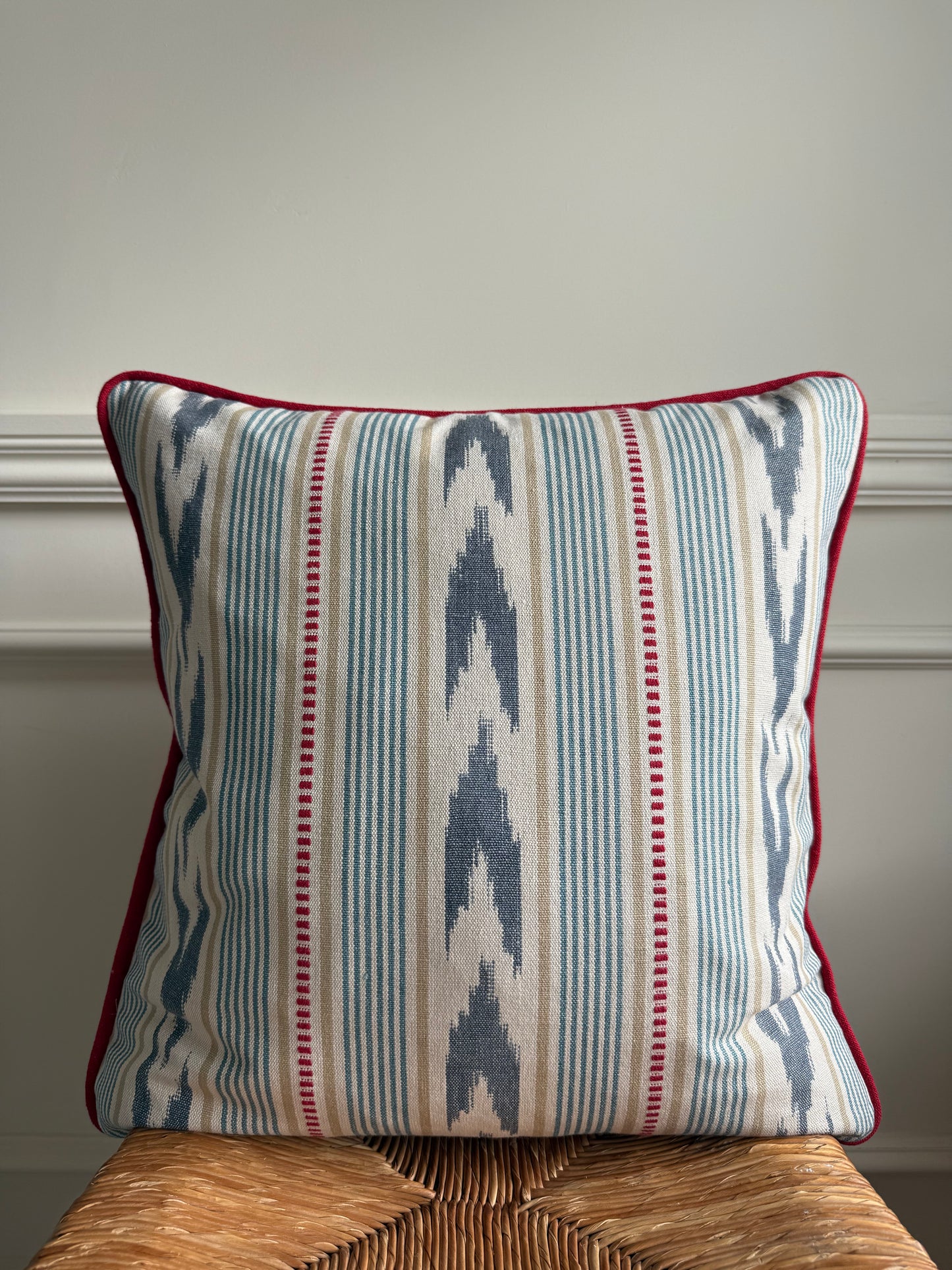 Bespoke Mulberry Newport Stripe Cushion