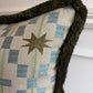Afua Olive Fringed Cushion