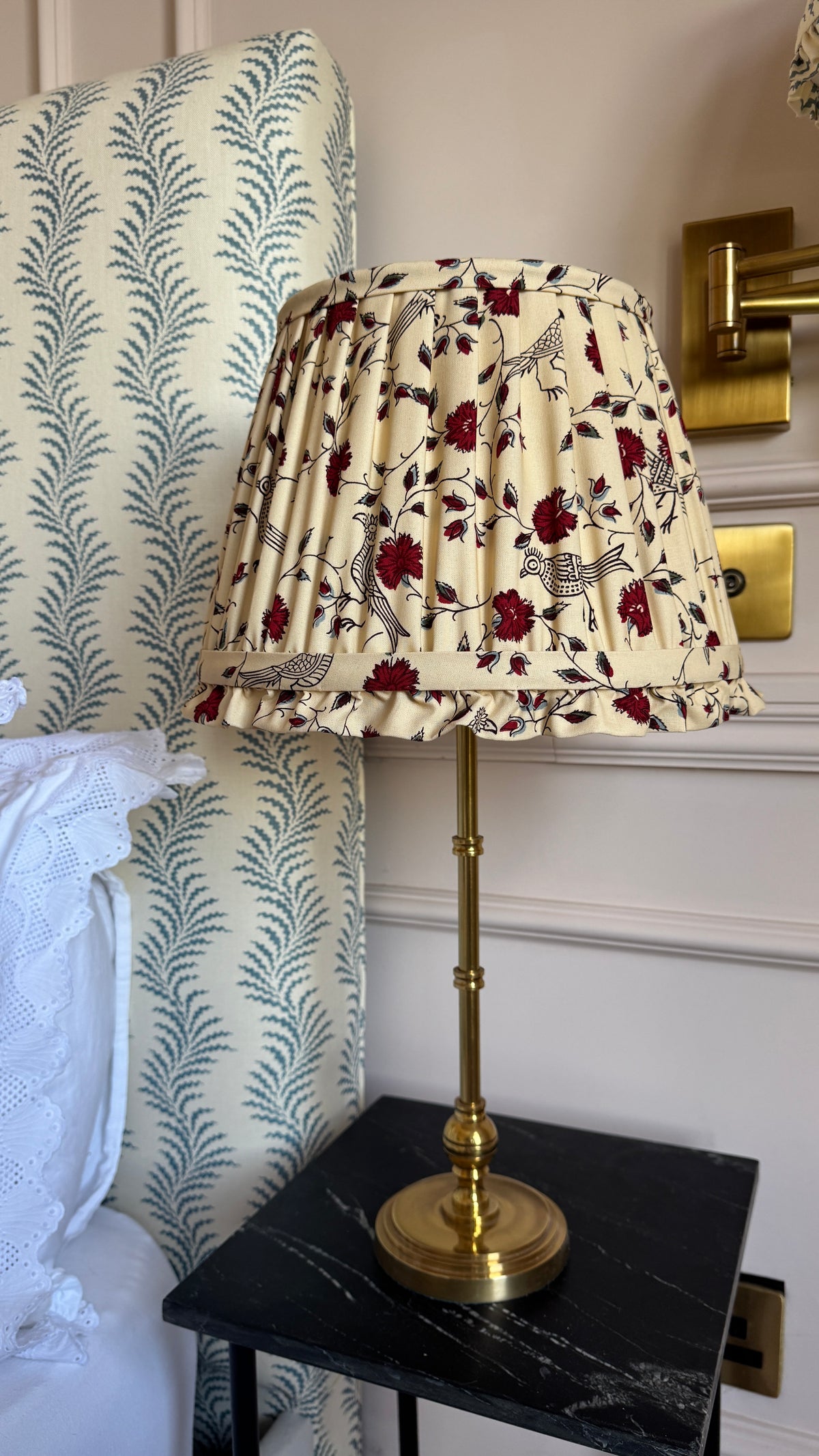 12” Bengali Gathered Lampshade
