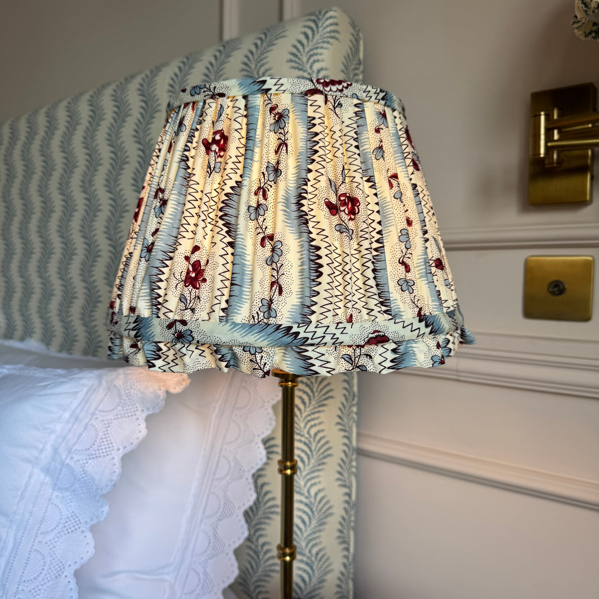 12” Greuze Gathered Lampshade
