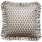 Howe Cypress Ruffled Cushion