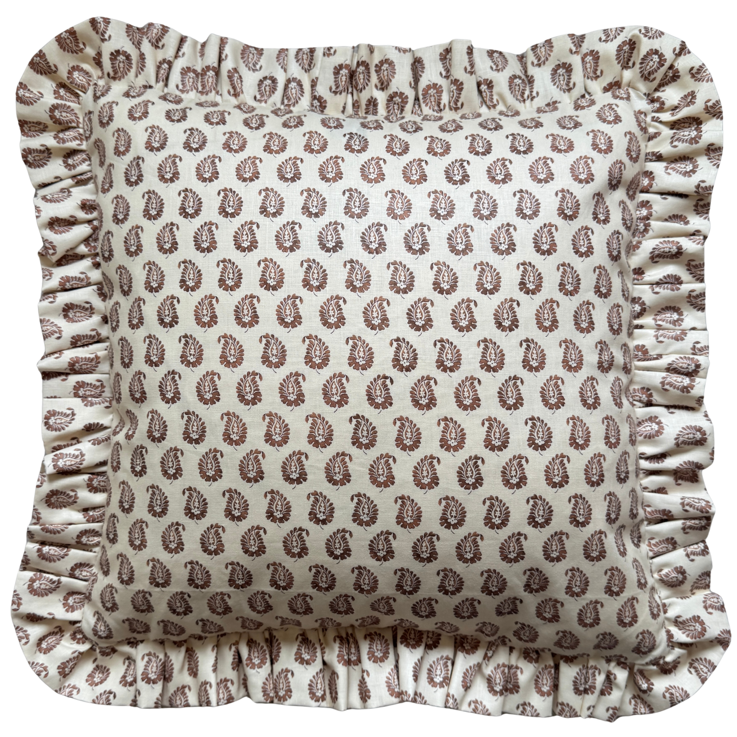Howe Cypress Ruffled Cushion