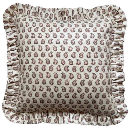 Howe Cypress Ruffled Cushion