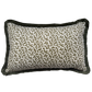 Sibyl Colefax Khaki Seaweed Fringed Cushion