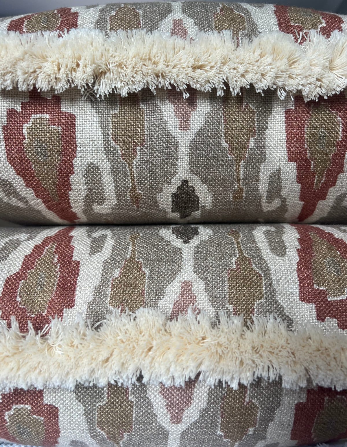 GP & J Baker Ikat Bokhara Neutral Cushion