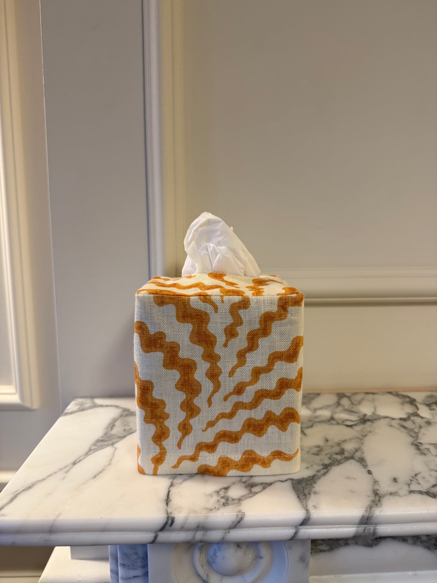Scrolling Fern Tissue Box