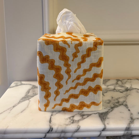 Scrolling Fern Tissue Box