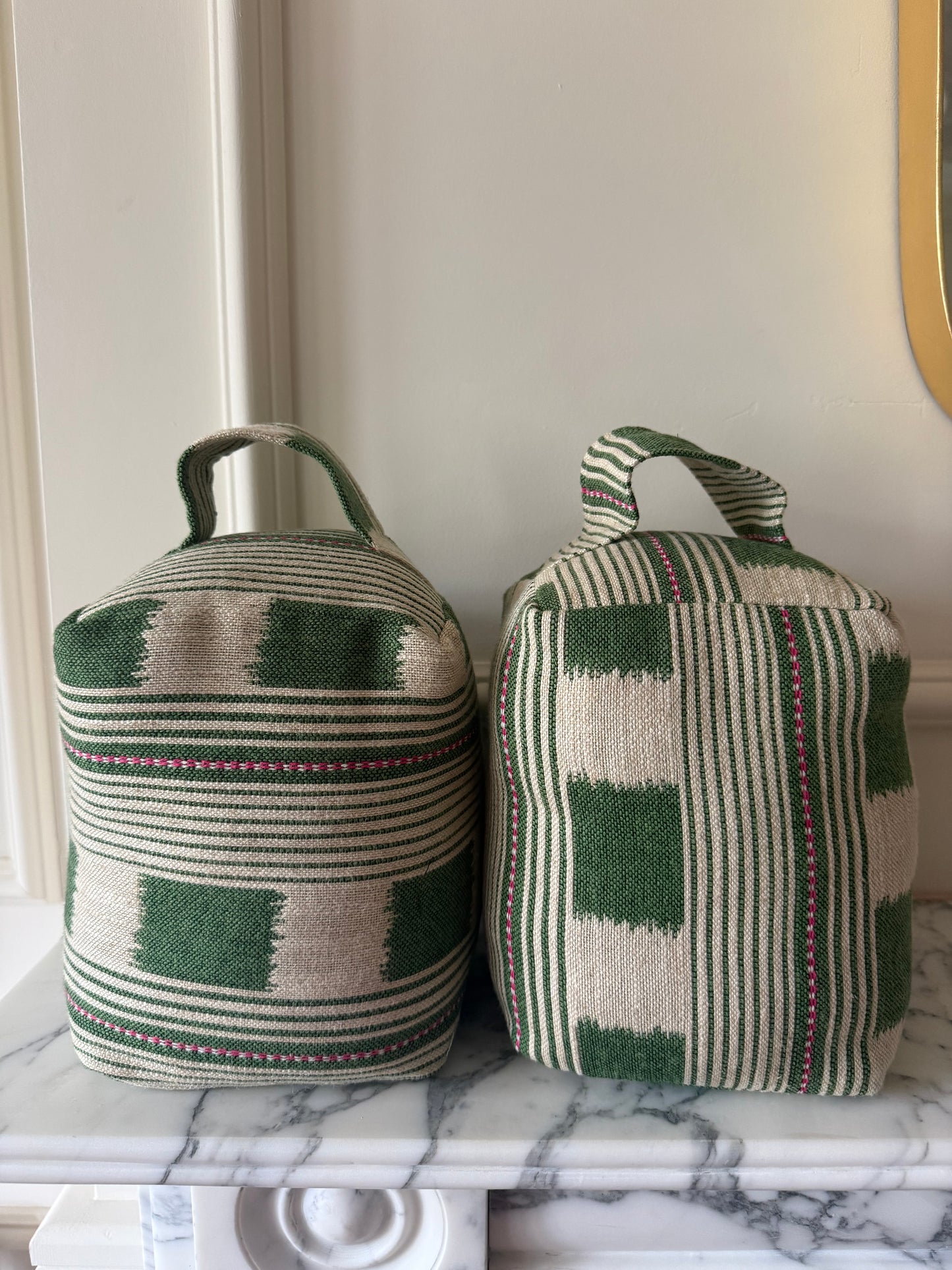 Lost & Found Green Doorstop