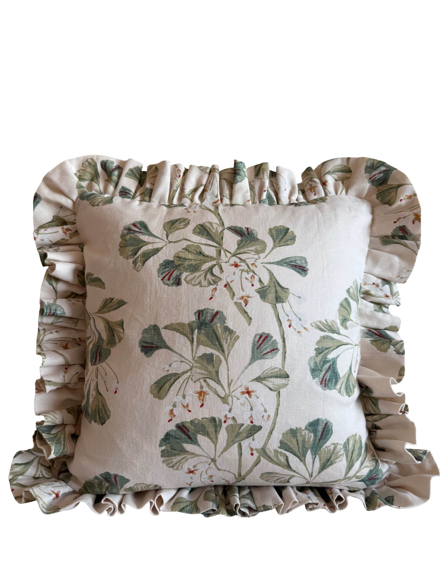 Colefax & Fowler Greenacre Ruffled Cushion