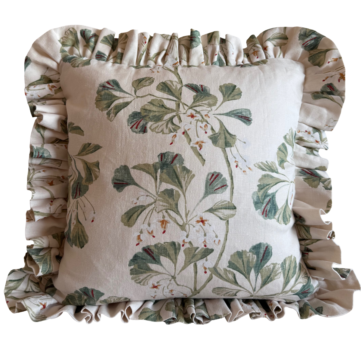 Colefax & Fowler Greenacre Ruffled Cushion