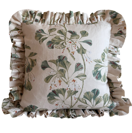 Colefax & Fowler Greenacre Ruffled Cushion