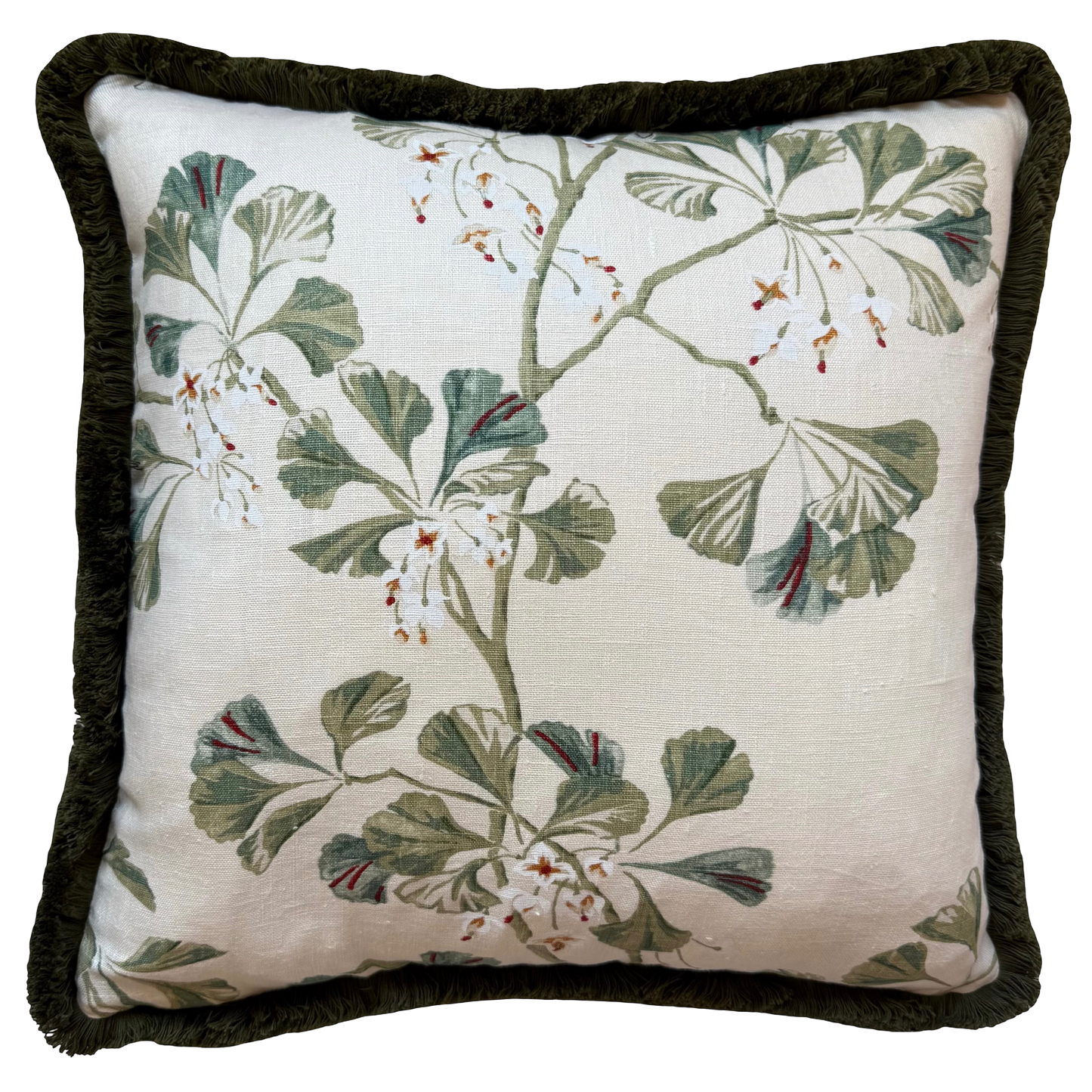 Colefax & Fowler Greenacre Fringed Cushion