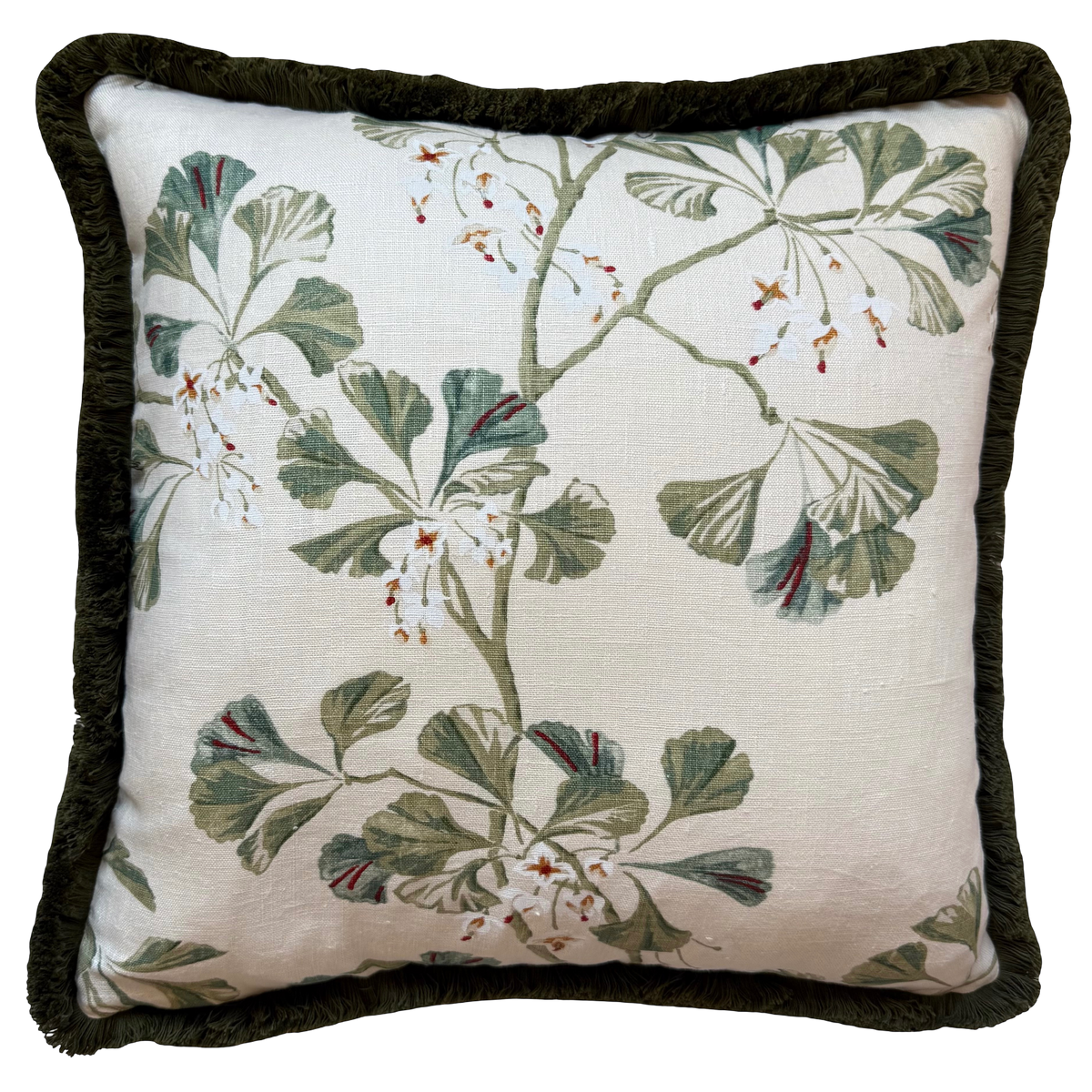 Colefax & Fowler Greenacre Fringed Cushion