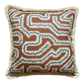 Rapture & Wright Moorish Maze Fringed Cushion