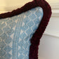 Fermoie Quantock 005 Burgundy Fringed Cushions