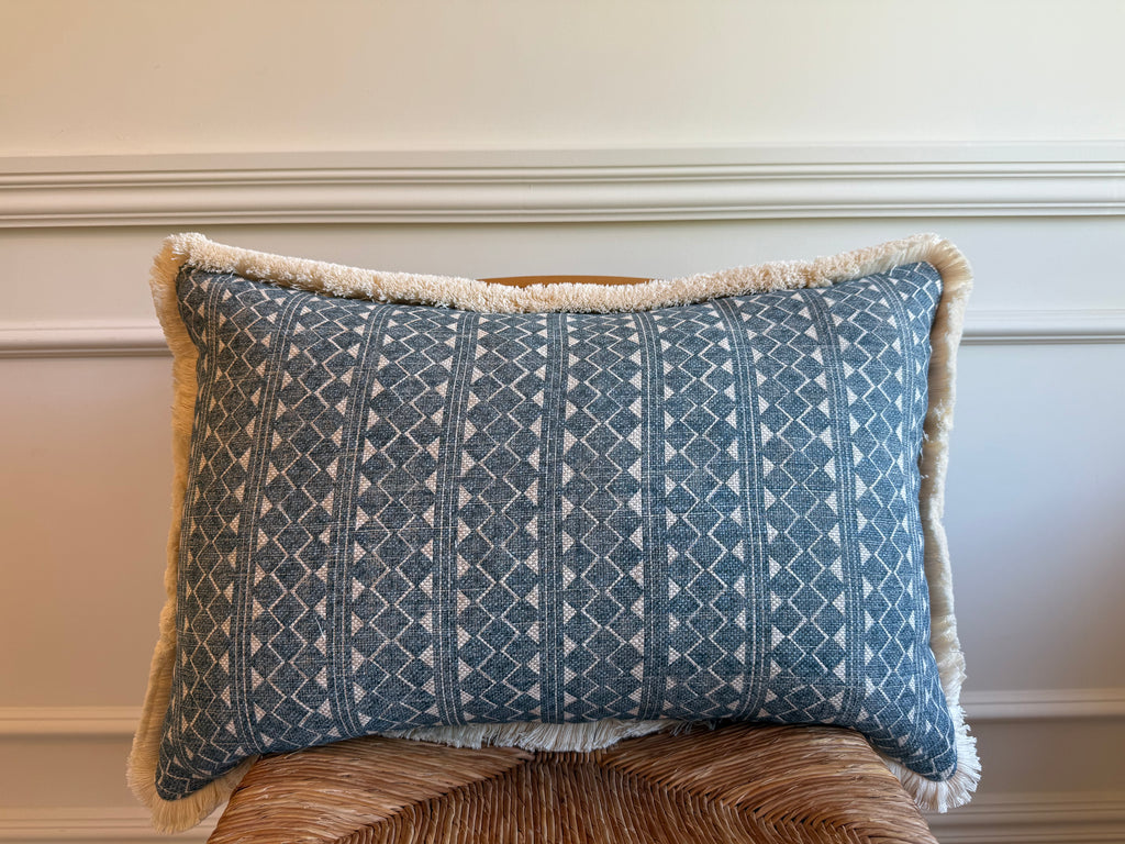 Fermoie Quantock Blue Cushion