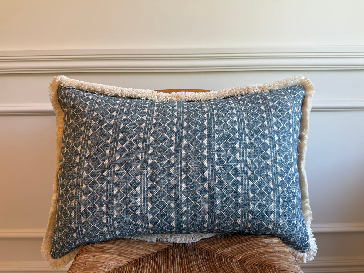 Fermoie Quantock Blue Cushion