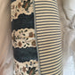 ‘Bigger Than the Baby’ Red Oak Stripe Cushion