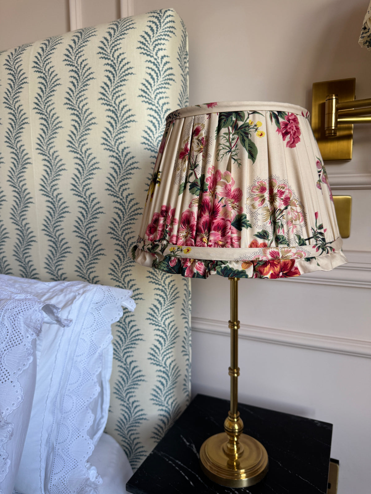 12” Palmyre Gathered Lampshade