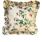 Colefax & Fowler Fuchsia Ruffled Cushion