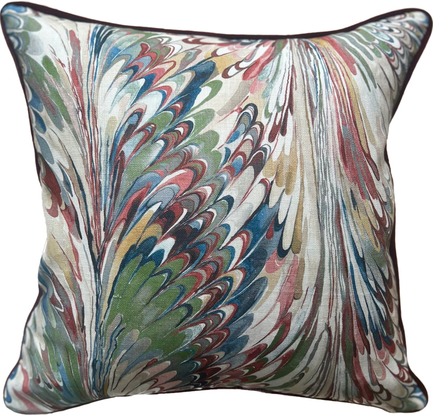 Marbleised Velvet 4 Cushion Set