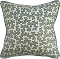 Sibyl Colefax Moss Squiggle Cushion