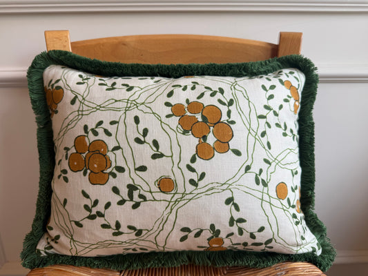 Sevilla Verde Ochre Cushion