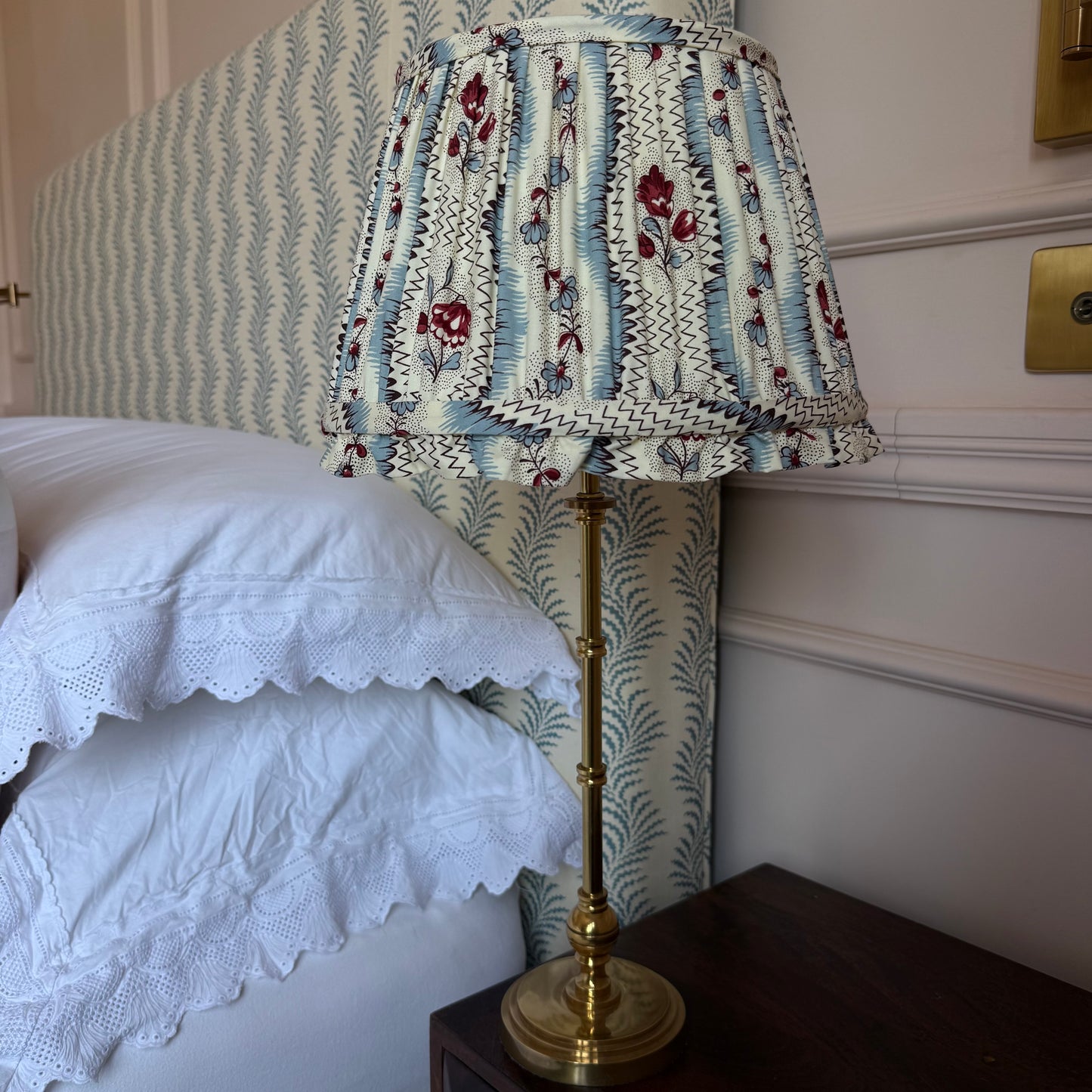 12” Greuze Gathered Lampshade