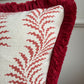 Bespoke Scrolling Fern Cushion