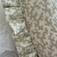 Veere Grenney Folly Sage Ruffled cushion