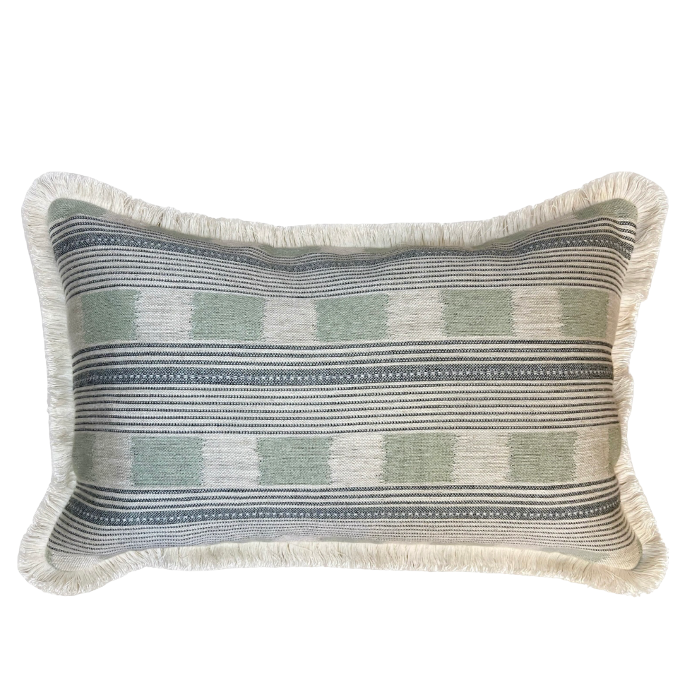 Lost & Found Fringed Lumbar Cushion