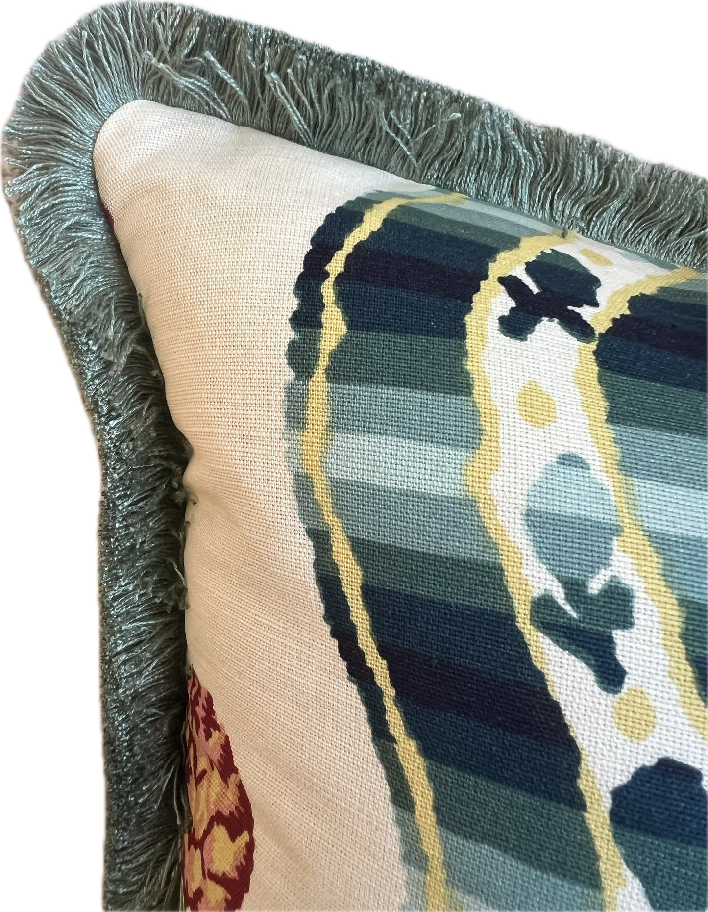 Pierre Frey Pommes de Pin Fringed Cushion
