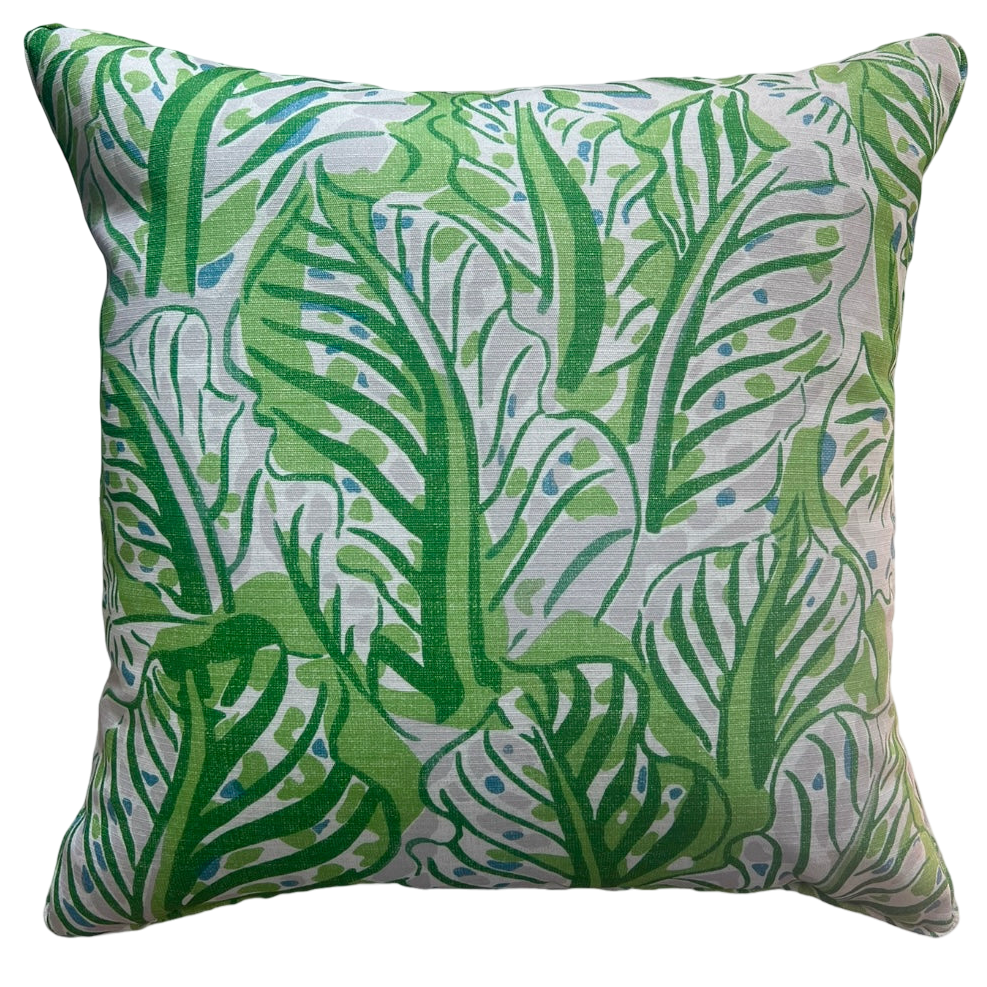 INDOOR/OUTDOOR Christopher Farr Millie Feuilles Cushion