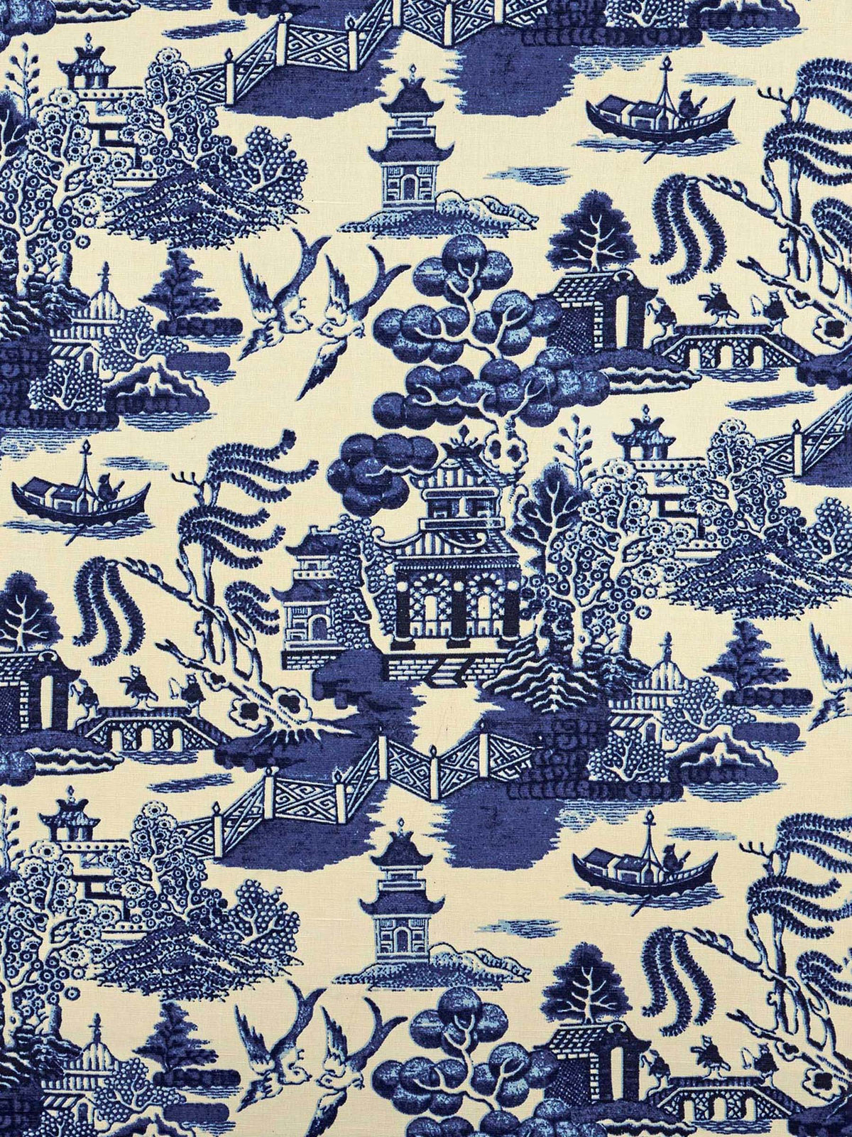 ‘Bigger Than the Baby’ Beata Heuman Willow Cushion