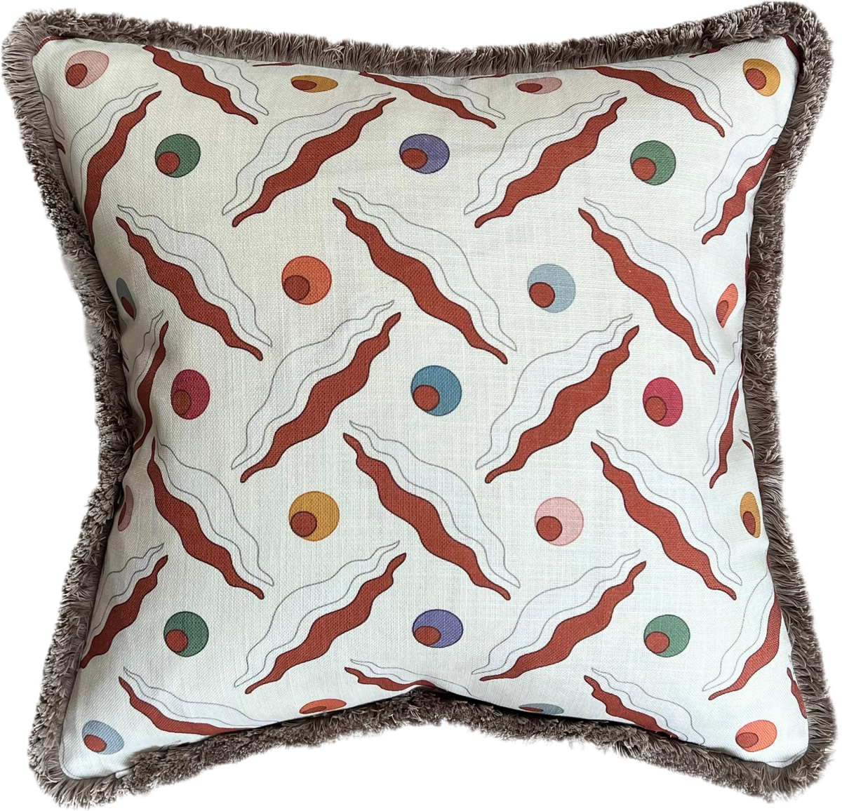 Bespoke Ottoline Chintamani Trellis Cushion