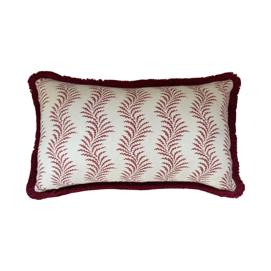 Bespoke Scrolling Fern Cushion