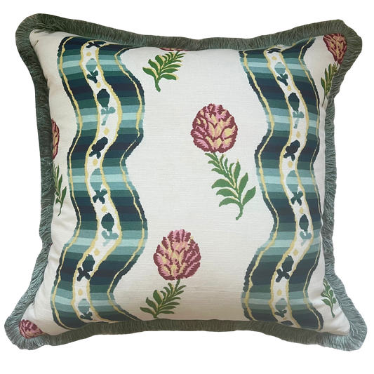 Pierre Frey Pommes de Pin Fringed Cushion