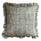 GP & J Baker Pomegranate Ruffled Cushion
