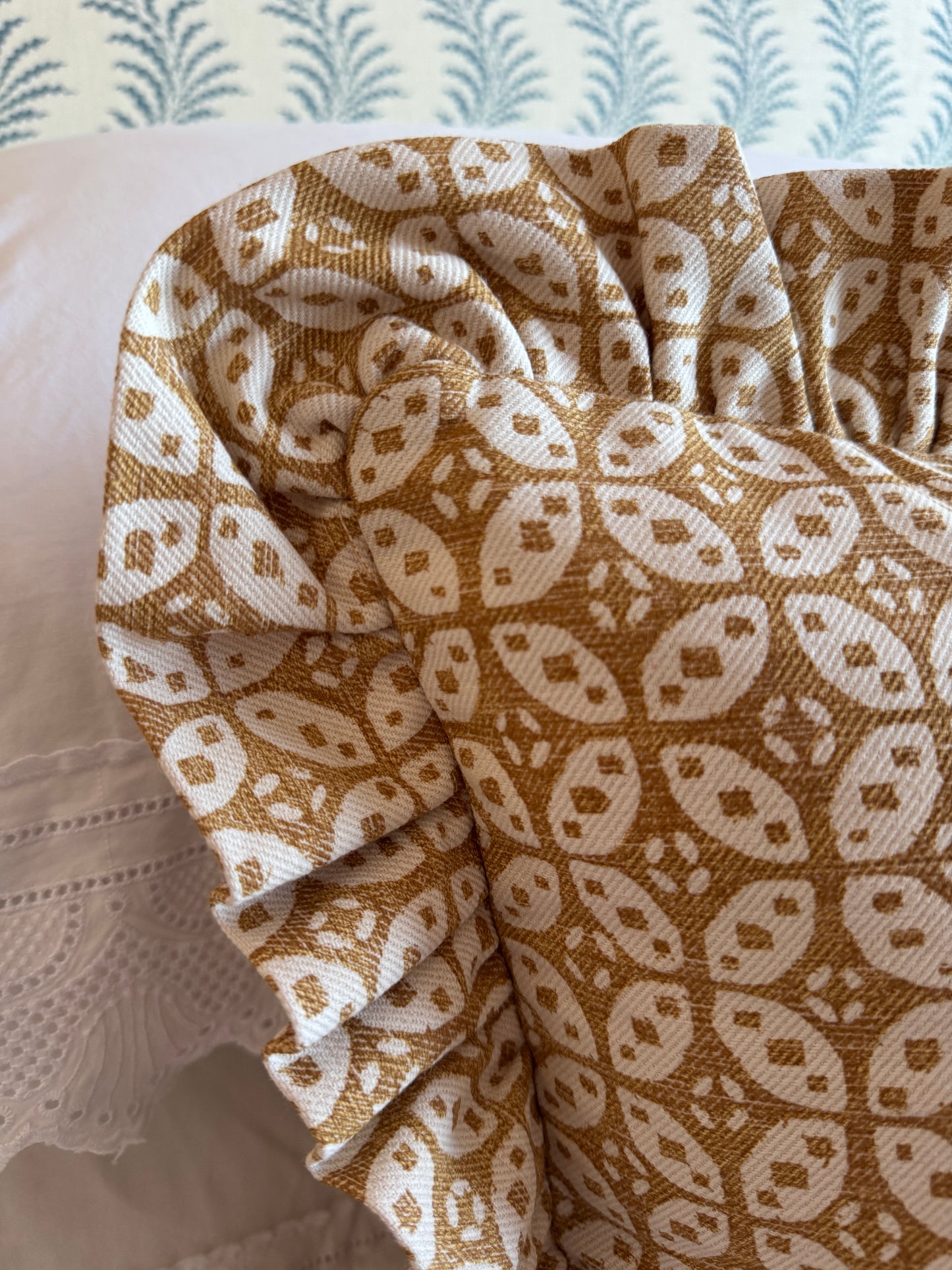 Fermoie Hamble Ruffled Cushion